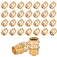 30 pcs 3/4" press 3/4" male brass adapter (lead free)