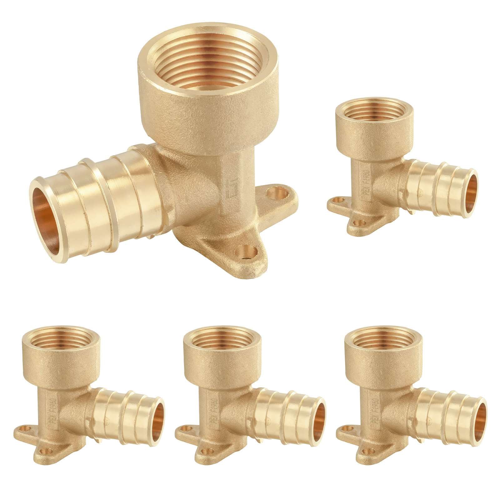 pex a expansion x female npt drop ear elbow lead free 11