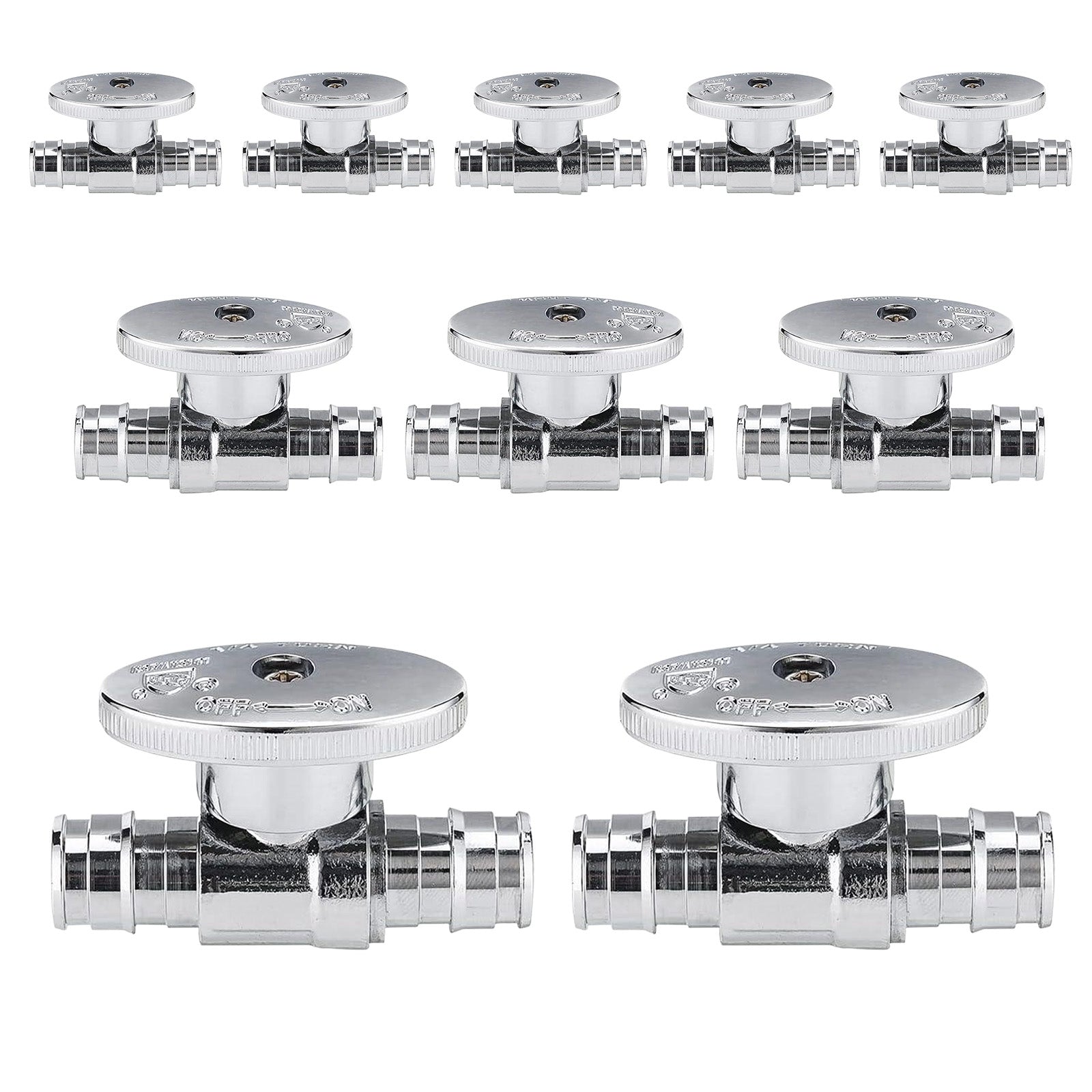 1 2 x 1 2 pex expansion stop valve 1 4 turn lead free 17