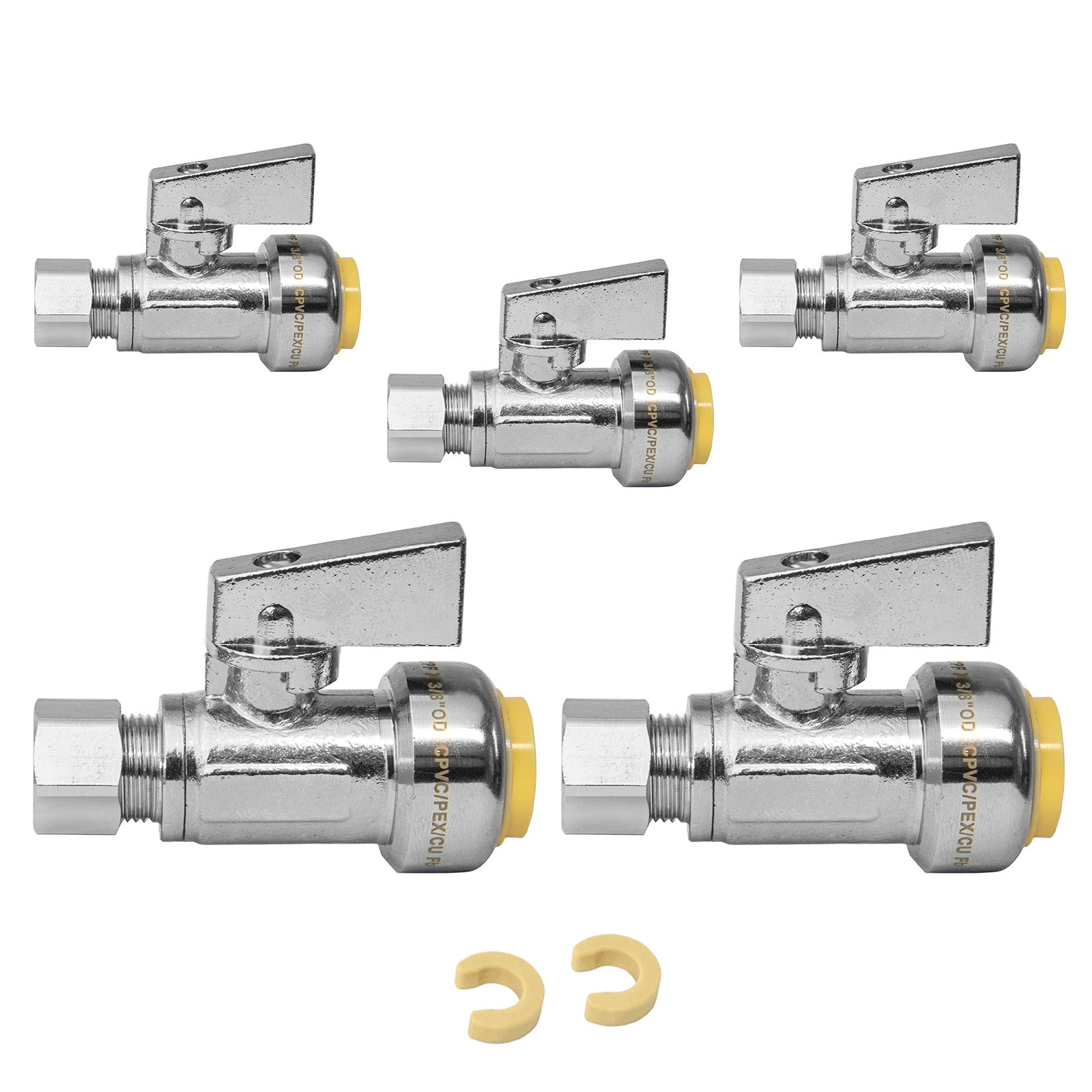 1 2 push fit x 3 8 compression stop valve lead free 8