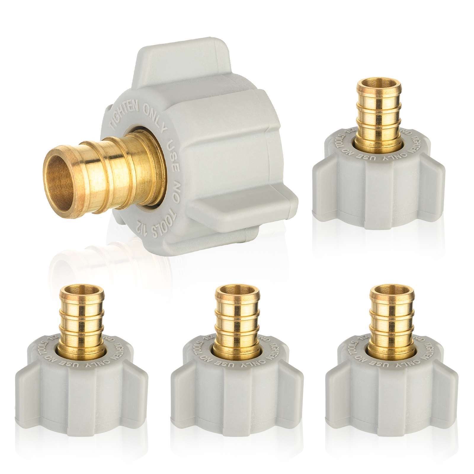 pex b crimp x female npt swivel adapter lead free 11