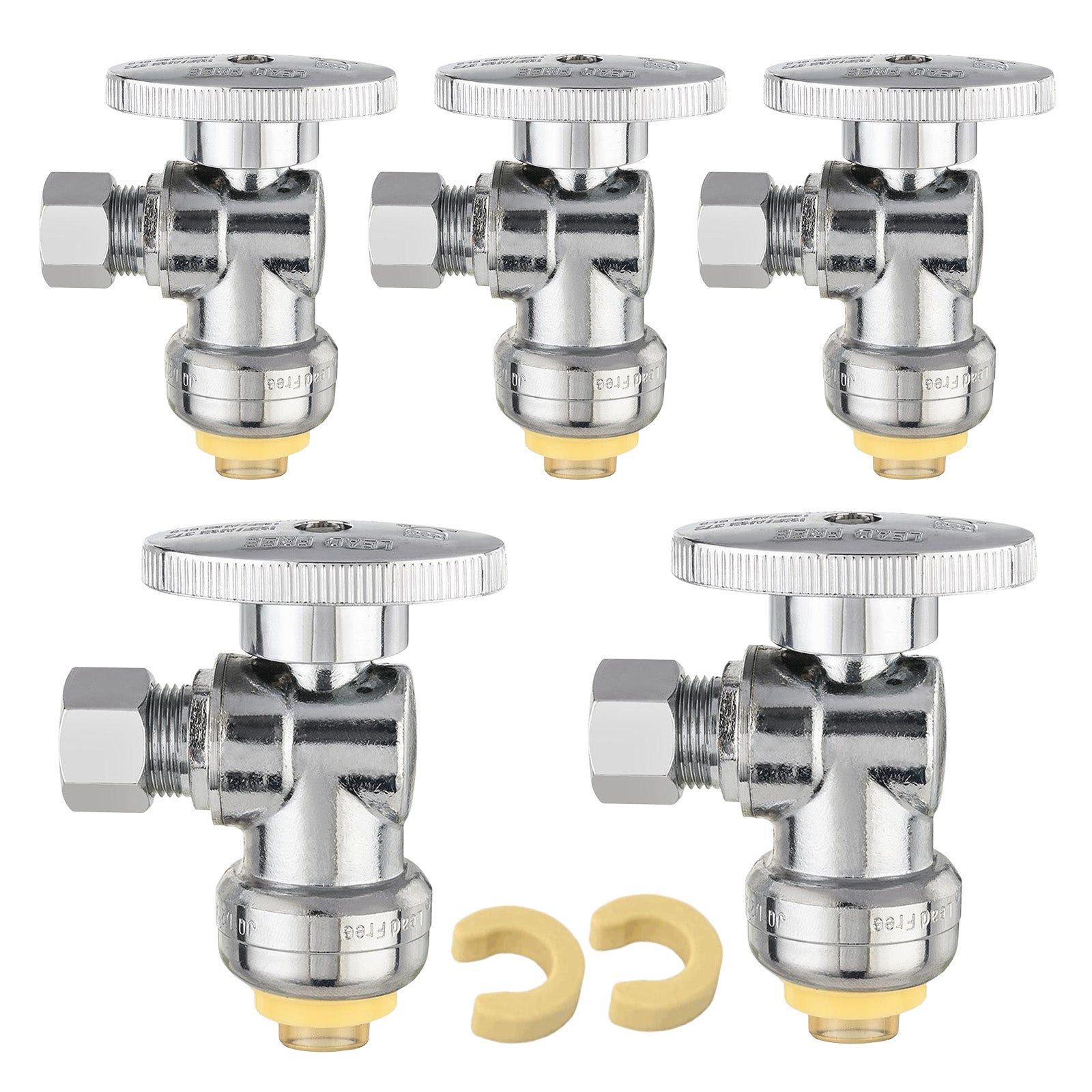 push connect x compr stop valve lead free 5