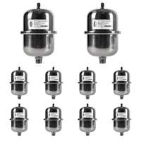 10-Pack SS Expansion Tank for Tankless Water Heaters/Appliance (0.26Gal)
